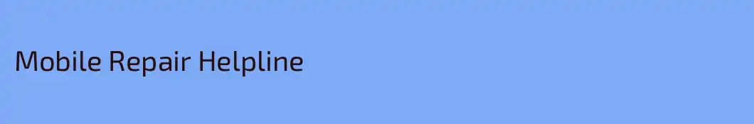 Mobile Repair Helpline